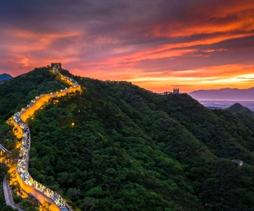 Beijing：Badaling Grande Muraille Billet de nuit ou visite avec spectacle