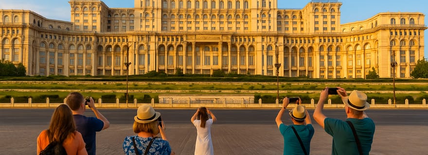 Visite de Bucarest : Parlement, maison Ceaușescu et musée du village