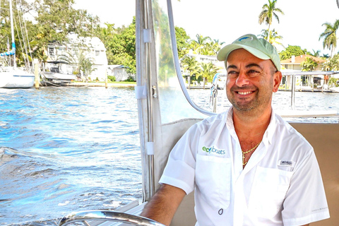 Fort Lauderdale: Small-Group Millionaire's Row Boat Tour Small-Group Scenic Boat Tour: Mansions, Canals & Highlights