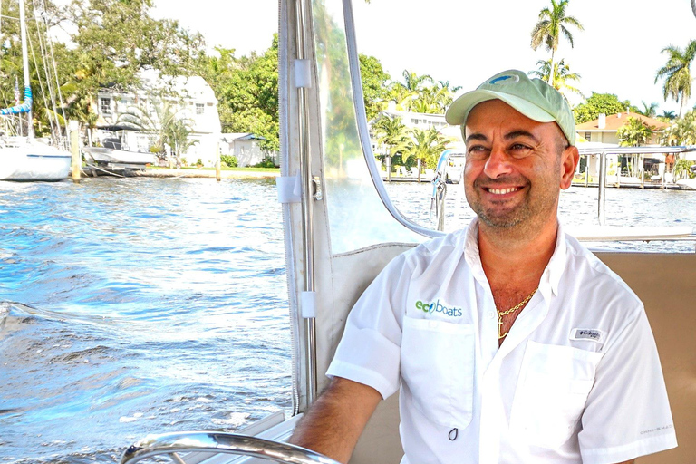 Fort Lauderdale: Small-Group Millionaire's Row Boat Tour Small-Group Scenic Boat Tour: Mansions, Canals & Highlights