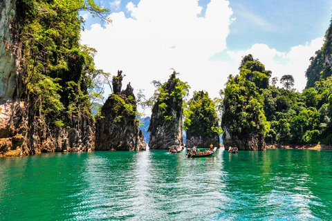 Depuis Krabi : Excursion d'une journée au lac Khao Sok Cheow Lan