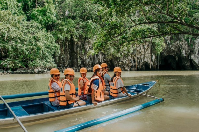 Vanuit Puerto Princesa: dagtrip ondergrondse rivierGroepstour met zipline-rit