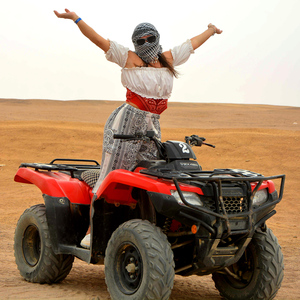 Hurghada ATV Safari to Sand Mountain & Desert Views