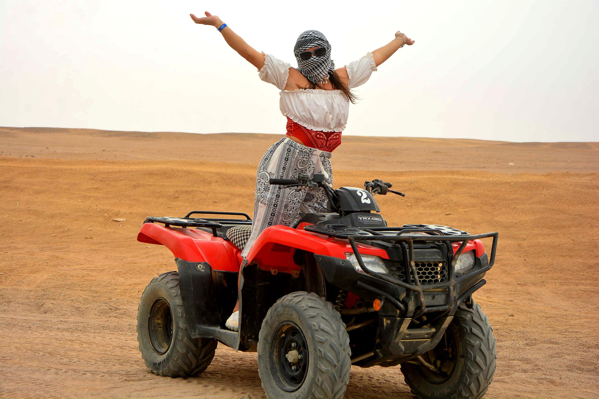 Hurghada: Quad-Safari zum Sandberg mit Wüstenblick
