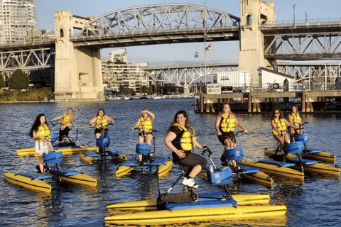 Vancouver: Wypożyczalnia rowerów wodnych w False Creek