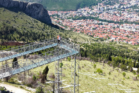 Mostar: Skywalk Fortica & Street Art Tour (Zipline Optional)