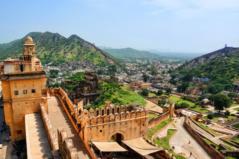 Jaipur: Amber fort hawa Mahal en jantar mantar tour