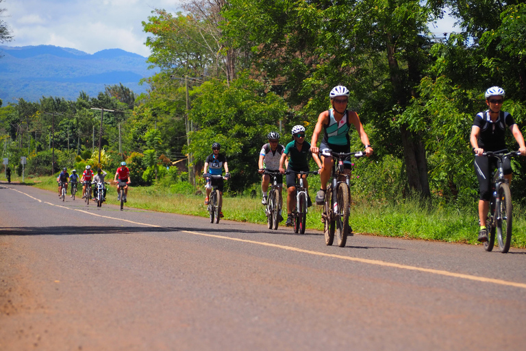 Moshi: Guided Cycling Tour with Mount Kilimanjaro Views