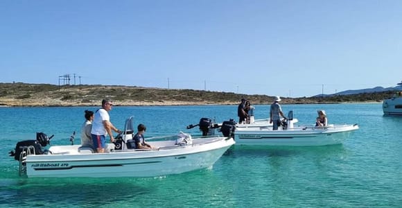 Alyki: Paros and Antiparos Boat Rental - No Licence with GPS