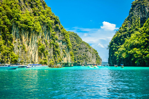 Phi Phi: Full Day by Longtail Boat with Sunset and Plankton