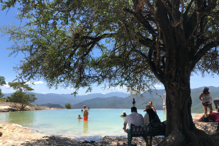 Mitla, Hierve el agua, Tule tree, Rug workshop, mezcal distillery tour