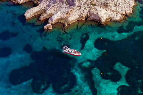 Vanuit Marseille: Iconische rondvaart door de Calanques met snorkelenMiddag rondvaart: Vertrek Vieux-Port