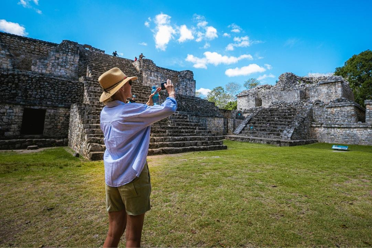Au départ de Cancun : Ek Balam et visite des cénotes avec déjeuner et transfert