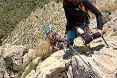 Benidorm: Klettersteig Ponoig, cerca de la Nucia