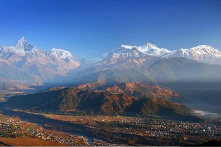 Pokhara: Sarangkot Sunset Panorama with a day hike By vehicle