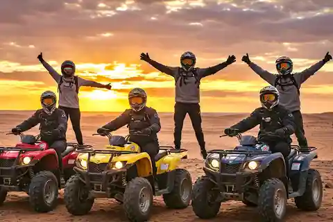 Marrakech: Agafay-ørkenen: Quad-cykling, kamelridning og middag
