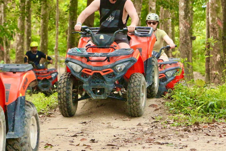 Phuket: Aldeia dos Elefantes e Tour pela Cidade com Zipline e ATV