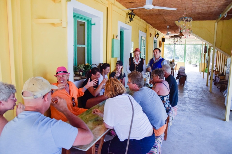 Zakynthos Guided Tour with Tasting, Boat Cruise & Farm Visit Zakynthos: Boat Tour, Swimming & Tasting in Organic Farm