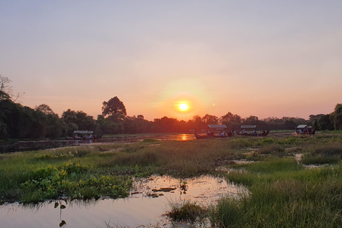 Angkor Bike tour & Gondola Sunset Boat w/ Drinks & Snack Angkor Bike tour & Gondola Sunset Boat w/ Drinks & Snack