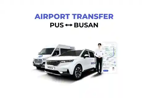 Busan : Transfert privé de l'aéroport à/de Busan