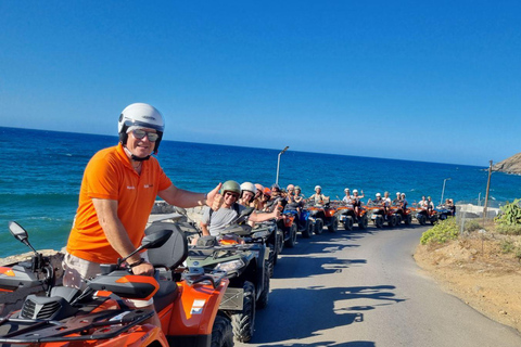 From Rethymno Panormo Bali: Quad Safari 57km Tour, 4 Hours A quad ATV for 2