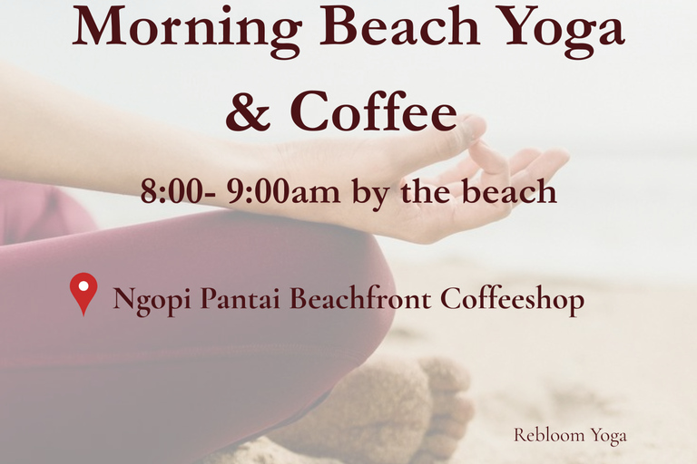 Langkawi: Beach Yoga Experience with Coffee Voucher