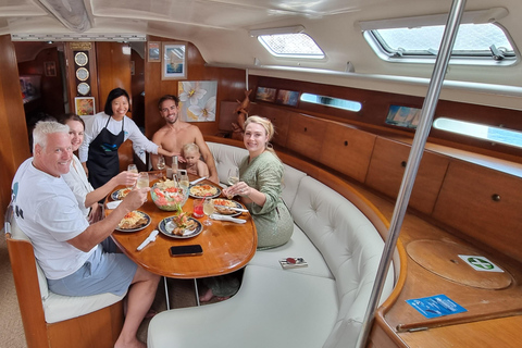 Rhodes Private Luxury Day Cruise Lunch, Coctails, Champagne