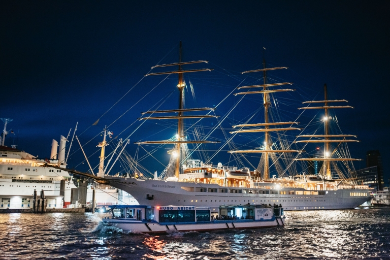 Hamburg: 1-Hour Harbor Evening Lights Cruise