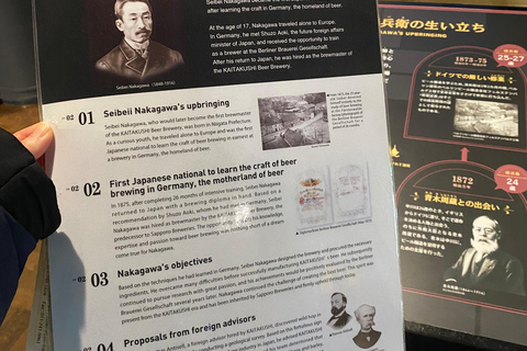 Hokkaido: Sapporo Beer Museum Tour & Local Life Walk