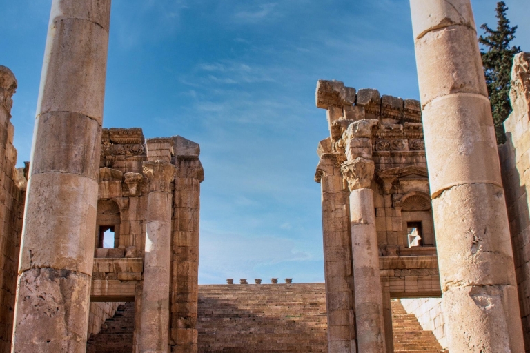 Desde el Mar Muerto : Excursión de un día a Jerash y la ciudad de AmmánTransporte y entradas