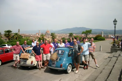 Florenz: 5-stündige Picknicktour im Fiat 500-Oldtimer