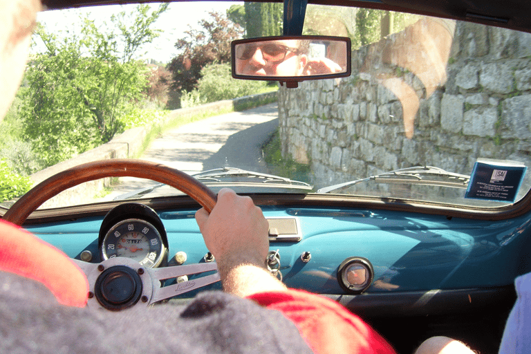 Recorrido de pícnic de 5 horas por Florencia en un Fiat 500 antiguo