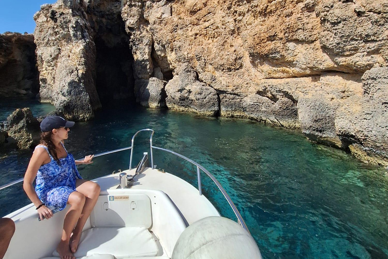 MALTA Comino BlueLagoon Wycieczki prywatną łodzią