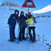 Longyearbyen: Longyearbreen Glacier Snowshoe Hike