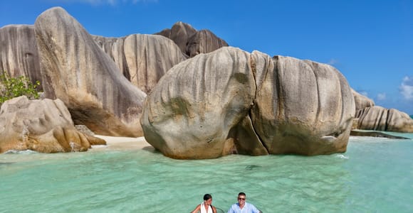 La Digue, Seychelles: Anse Source d&#39;Argent Transparent Kayak