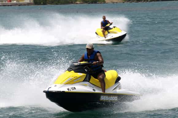 curacao jet ski and snorkel 2hour adventure