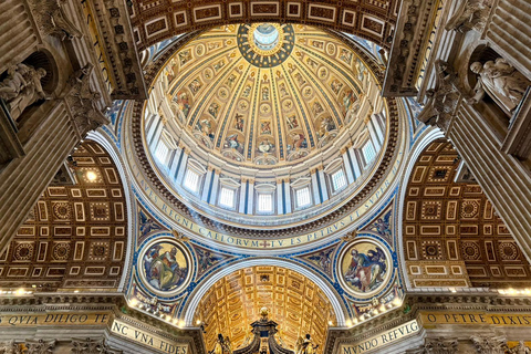 Rome: St. Peter's Basilica Guided Tour with Dome Access Rome: St. Peter's Basilica German Guided Tour Without Dome.