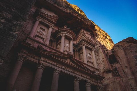 Amman: Petra, Dead sea , Aqaba , and Wadi-rum 2 days tour. Transportation & Accommodation