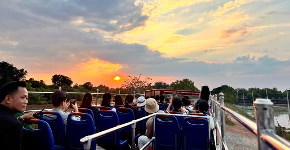 Siem Reap: Sunset & City Tour by Big Bus Angkor