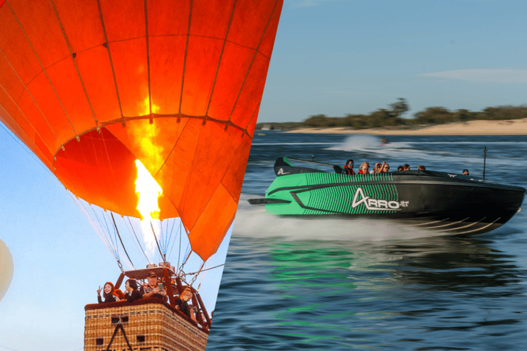 Gold Coast: Hot Air Balloon, Breakfast &amp; FREE ArrojetboatingGold Coast: Hot Air Balloon, Breakfast &amp; Free Arrojetboating