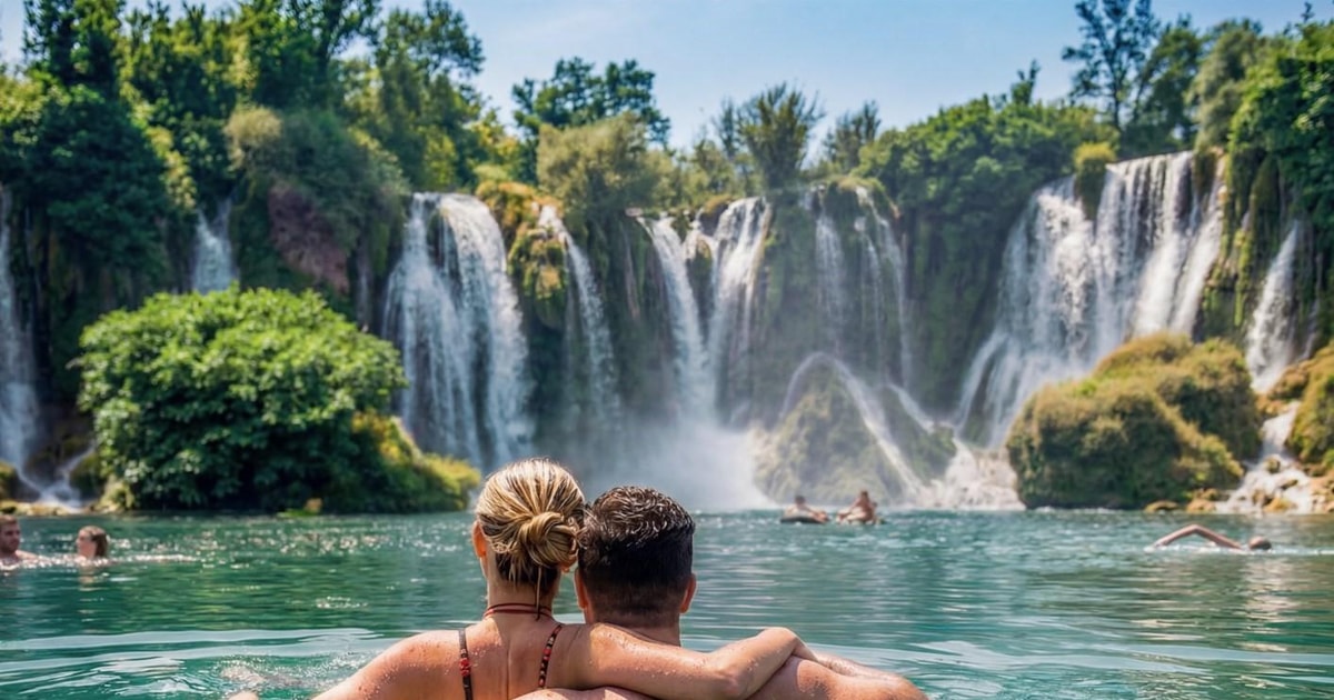 Cascate di Kravica da Mostar — Mostar, Bosnia-Erzegovina