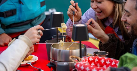 Interlaken: Cheese Fondue Float