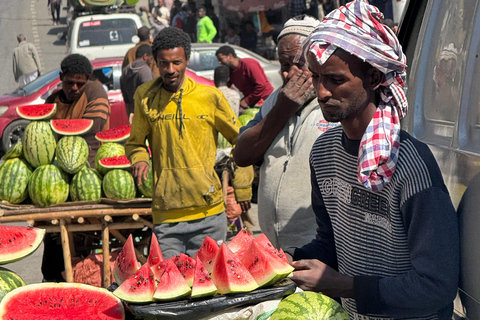 Addis Abeba: Halbtägige Shopping- und Stadtrundfahrt