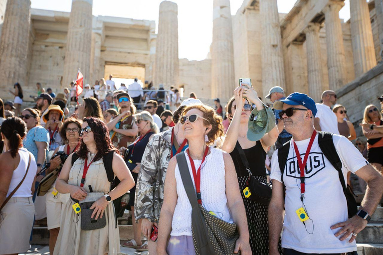 From Piraeus Port: Acropolis and Parthenon Mythology Tour Acropolis Walking Tour With Tickets