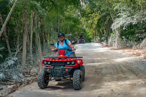 Aventure hors route en quad à Cozumel vers la grotte de Jadecozumel : aventure en quad hors route à la grotte de Jade