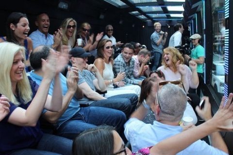 New York City: The Ride Interactive Bus Tour Front Row Seating