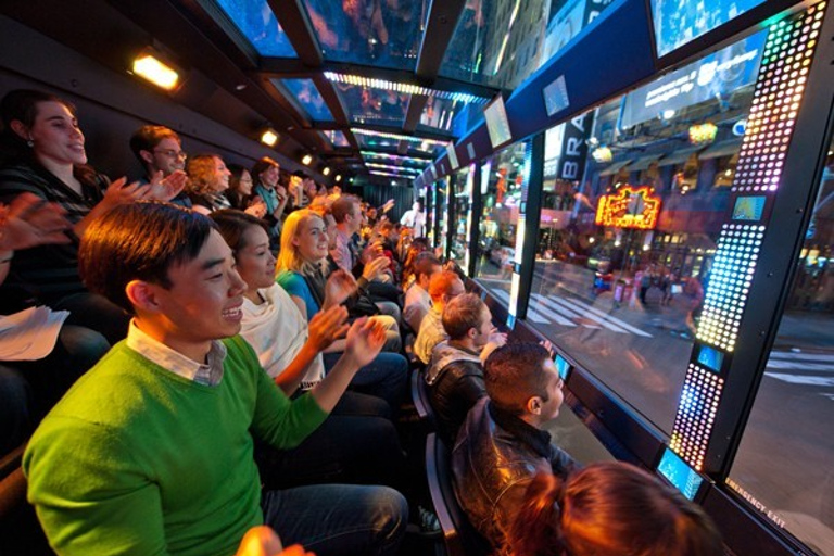 New York City: The Ride Interactive Bus TourFront Row Seating