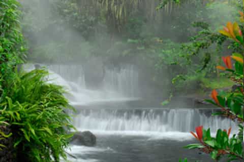 arenal volcano and hot springs from san jose