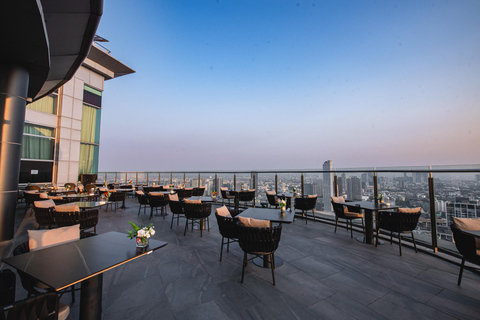 Bangkok: Cielo Sky Bar & Restaurant Rooftop Sharing Set for 2 People
