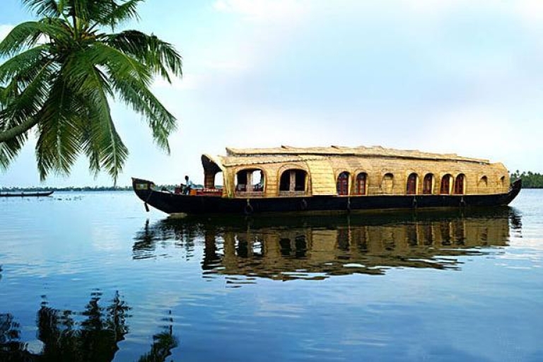 Cochin: Croisière privée d'une journée dans le backwater Alleppey en pénicheCroisière avec péniche de luxe + prise en charge aux hôtels de Cochin
